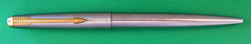 6080-3: CAP ACTUATED PARKER 45 BALLPOINT FLIGHTER WITH GOLD PLATED TRIM