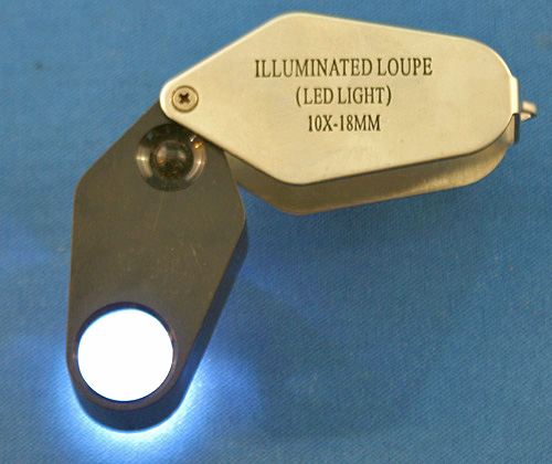 10X LED illuminated loupe