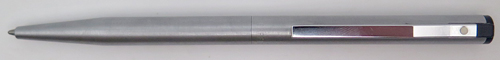 ITEM #5227: SHEAFFER BALLPOINT IN BRUSHED STAINLESS STEEL. TWIST ACTUATED.