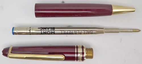 ITEM #5829: MONT BLANC 164 BALL POINT IN BURGUNDY