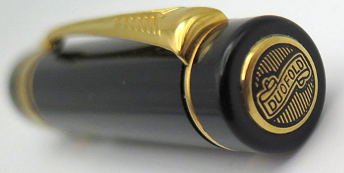 ITEM #6224: PARKER DUOFOLD INTERNATIONAL FOUNTAIN PEN CAP IN BLACK.