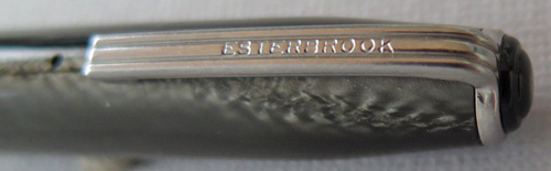 6297: ESTERBROOK LATE TRANSITIONAL FOUNTAIN PEN (NO BOTTOM JEWEL). LEVER FILLER GREY.