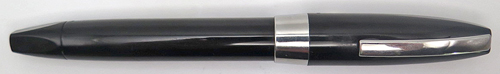 ITEM #6420: SHEAFFER PFM I SNORKEL IN BLACK. NIB IS BROAD, AS STATED BY ORIGIONAL FACTORY STICKER