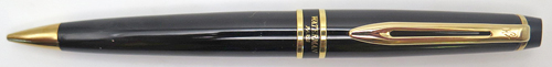 ITEM #6484: WATERMAN EXPERT II PENCIL IN BLACK LACQUER. In box with papers.
