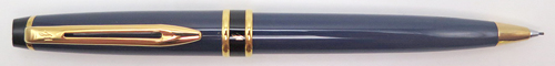 ITEM #6490: WATERMAN EXPERT I PENCIL IN BLUE MODEL 3004. In box. Eraser in good condition.
