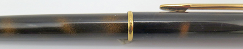 ITEM #6491: WATERMAN EXECUTIVE CAP ACTUATED BALLPOINT IN TORIOUSESHELL.