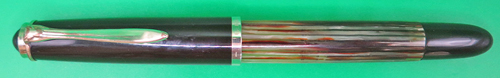 ITEM #6692: PELIKAN 400NN FOUNTAIN PEN IN TORTOISESELL. 14K PELIKAN NIB IN BROAD. PISTON FILLING UNIT.