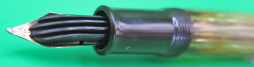 ITEM #6692: PELIKAN 400NN FOUNTAIN PEN IN TORTOISESELL. 14K PELIKAN NIB IN BROAD. PISTON FILLING UNIT.
