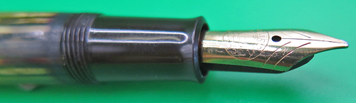 ITEM #6693: PELIKAN 400 FOUNTAIN PEN IN TORTOISESELL. MEDIUM 14K PELIKAN NIB. PISTON FILLER