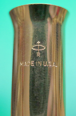 ITEM #6705: PARKER DESK BASE SOCKET. GOLD FILLED WITH MAGNETIX. FITS 45s, 51s + 61s.