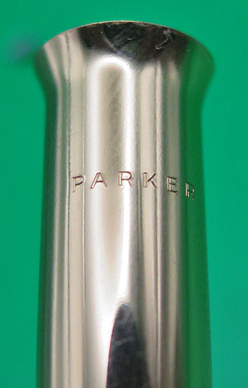 ITEM #6705: PARKER DESK BASE SOCKET. GOLD FILLED WITH MAGNETIX. FITS 45s, 51s + 61s.