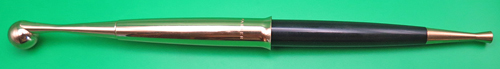 ITEM #6705: PARKER DESK BASE SOCKET. GOLD FILLED WITH MAGNETIX. FITS 45s, 51s + 61s.