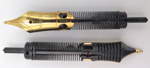 ITEM #6721: PARKER SONNET GOLD NIB/FEED ASSEMBLY.