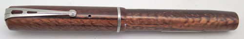 ITEM #6749: ESTERBROOK DEMI DOLLAR FOUNTAIN PEN IN COPPER. SINGLE BAND. FINE NIB #1550. LEVER FILLER.
