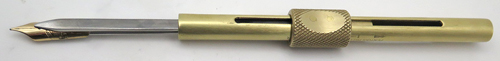 ITEM #D24: NIB HOLDER. SPECIALIZED TOOL TO FIRMLY HOLD WITH DAMAGING NIB TO RESHAPE, ALIGN OR BUFF. 