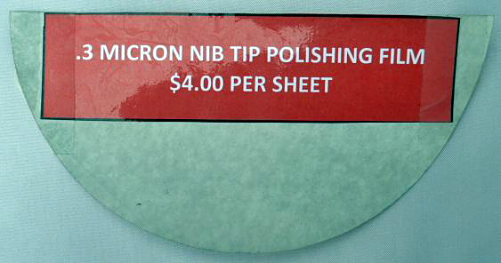 .3 micron nib polishing paper